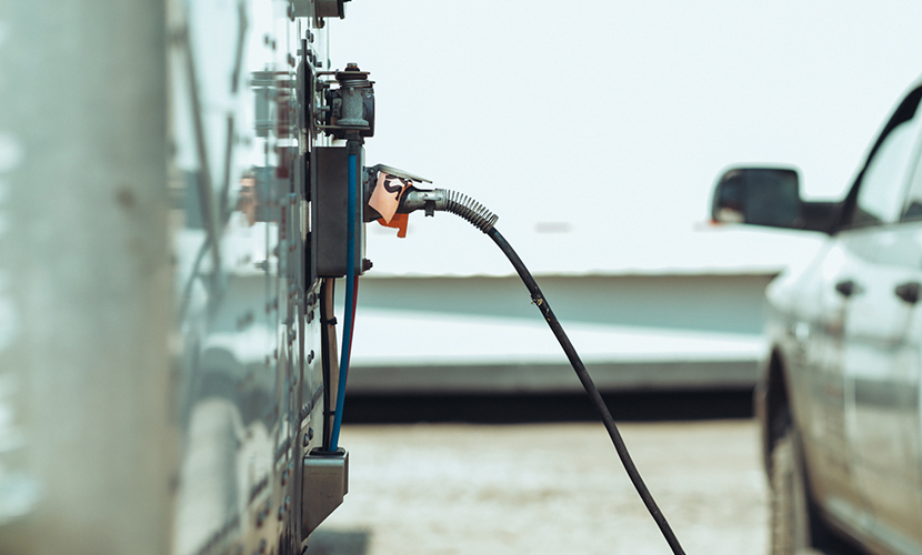 An Out of Service Diesel Fuel Pump