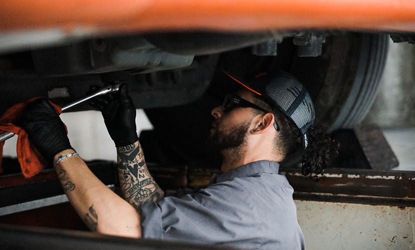 Changing the Oil of a Fleet Vehicle