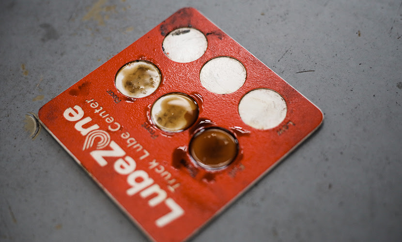 Oil From a Fleet Vehicle