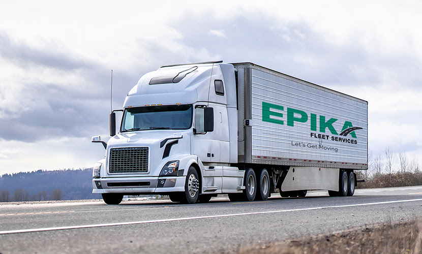 An Epika Fleet Services Vehicle