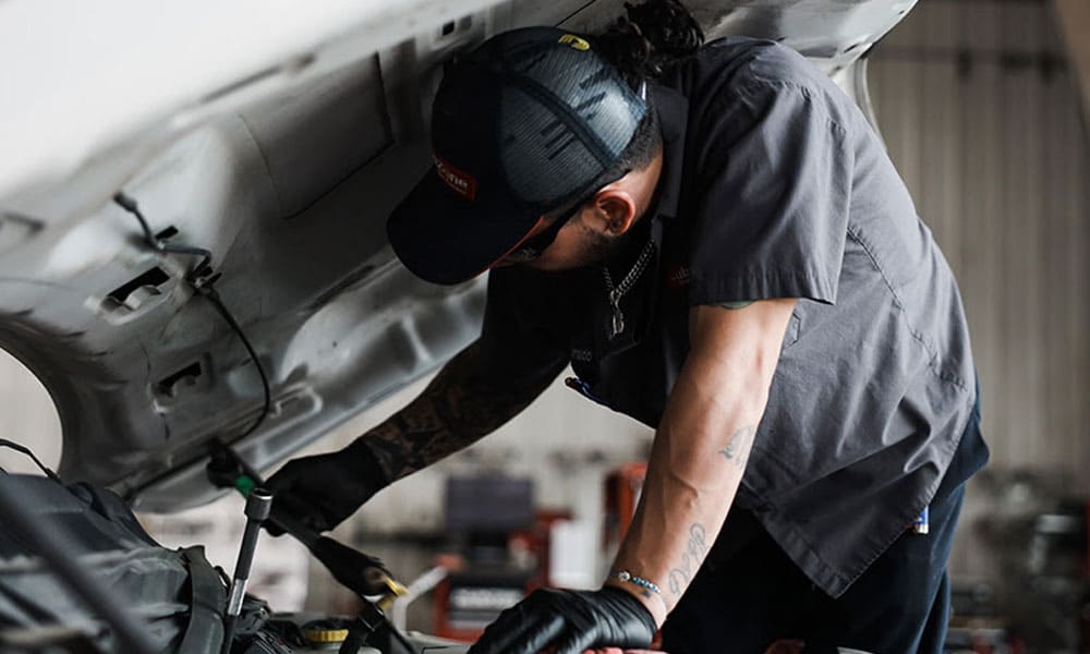 look for oil leaks to prevent engine damage