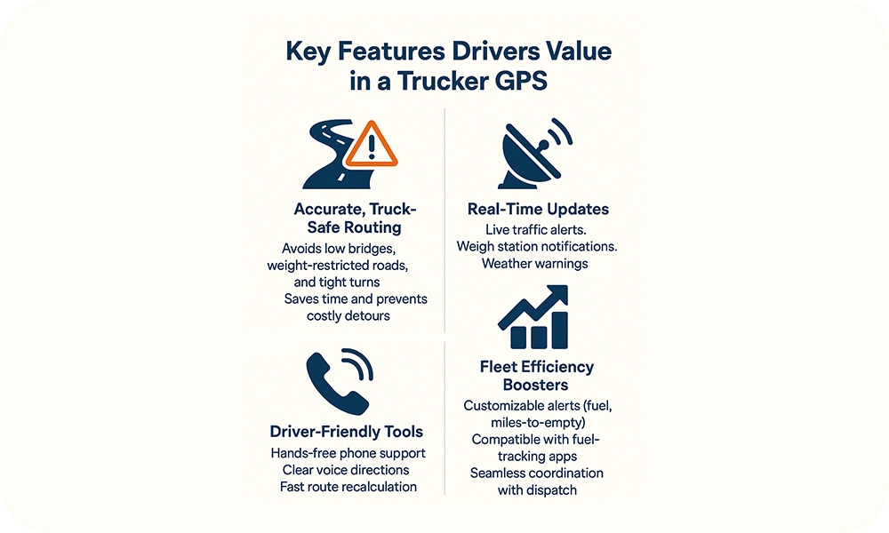 Key Features: Drivers' Value in a Trucker GPS key-features-drivers-value-in-a-trucker-gps